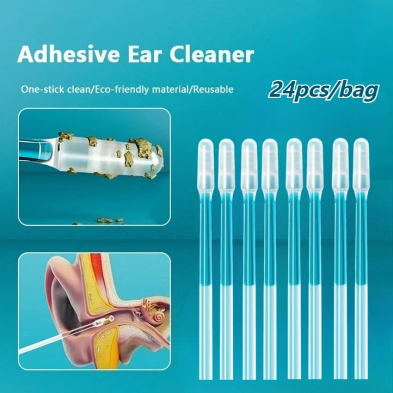 24 Pcs Ear Stickey Cleaner(2-Packet)